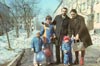 Офицер РТС Сахалина В.Н.Гельфман с семьей и моим Антоном
